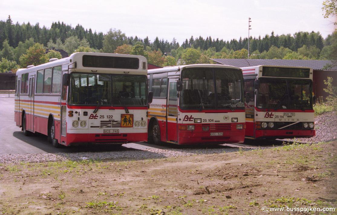 Borås lokaltrafik 25122, 25104, 25114.