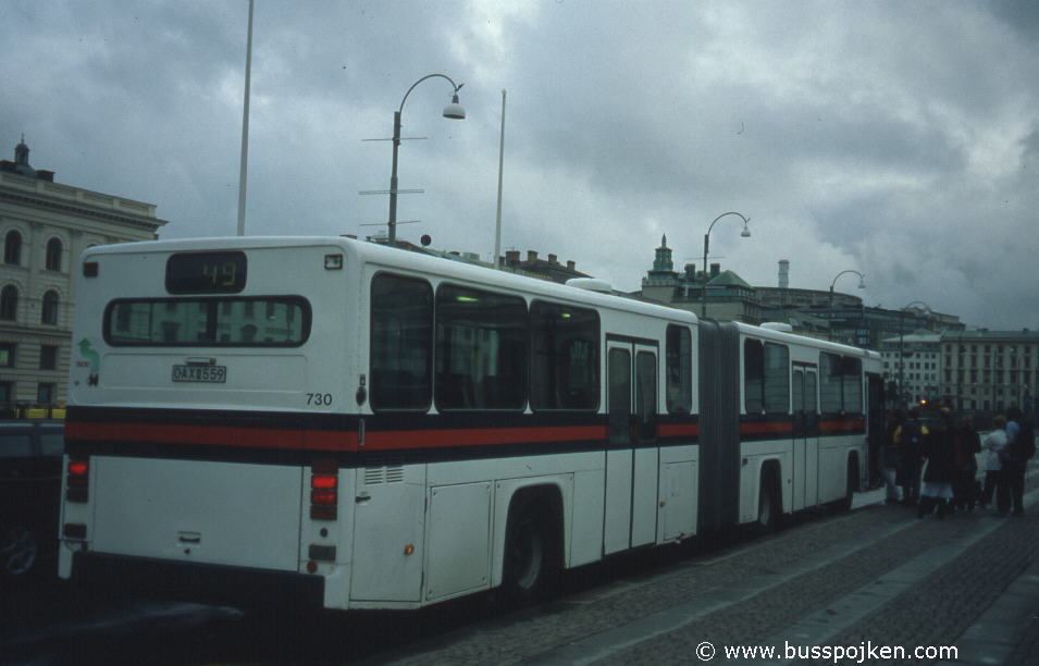 Linjebuss 730 in Dalarna livery.