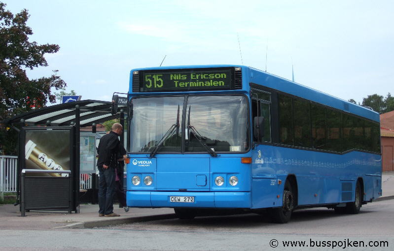 Linjebuss/ Veolia 2527 by the terminus in Furulund in August 2008.
