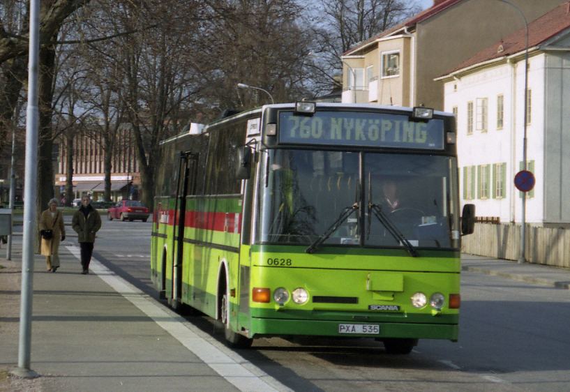 LT 628, route 760 by Nyköping bus terminal.