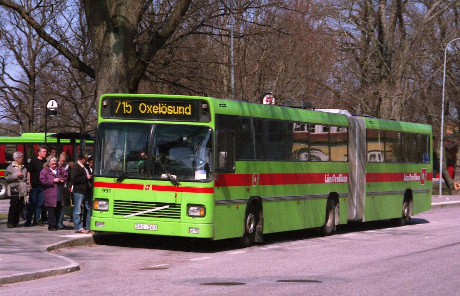 Swebus 991, by the bus terminal in Nyköping.