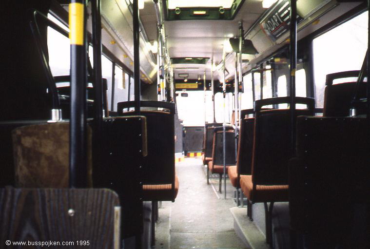 Jonckheere Scania 112, interior